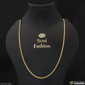 1 Gram Gold Plated Funky Design Extraordinary Design Chain For Men - Style C832