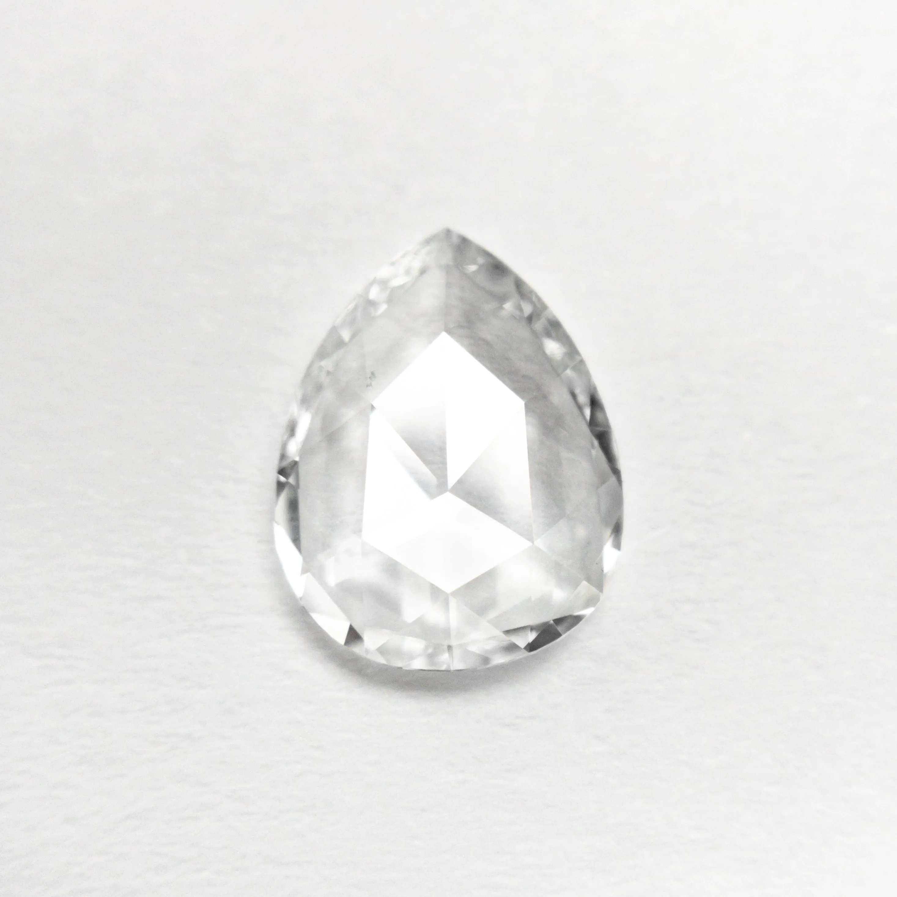 1.01ct 8.82x6.86x1.80mm SI1  F Pear Rosecut 21940-01