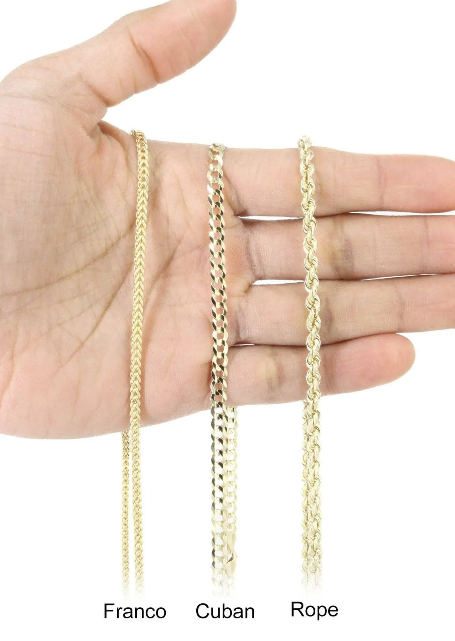 10K Yellow Gold 100 Necklace | Appx. 24 Grams