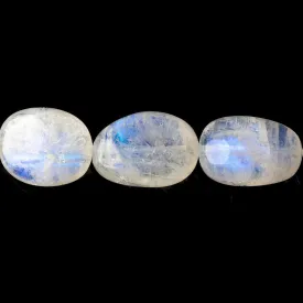 10x8-21x15mm Rainbow Moonstone Plain Nugget Beads 18 inches 36 pcs AAA