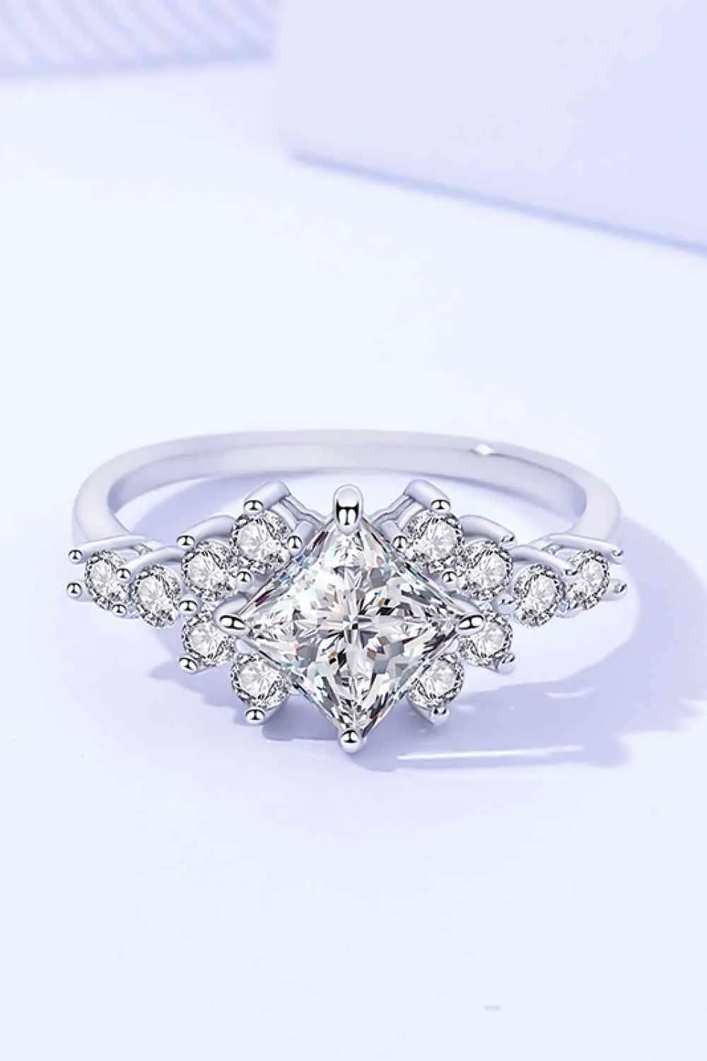 1.38 Carat Moissanite Ring