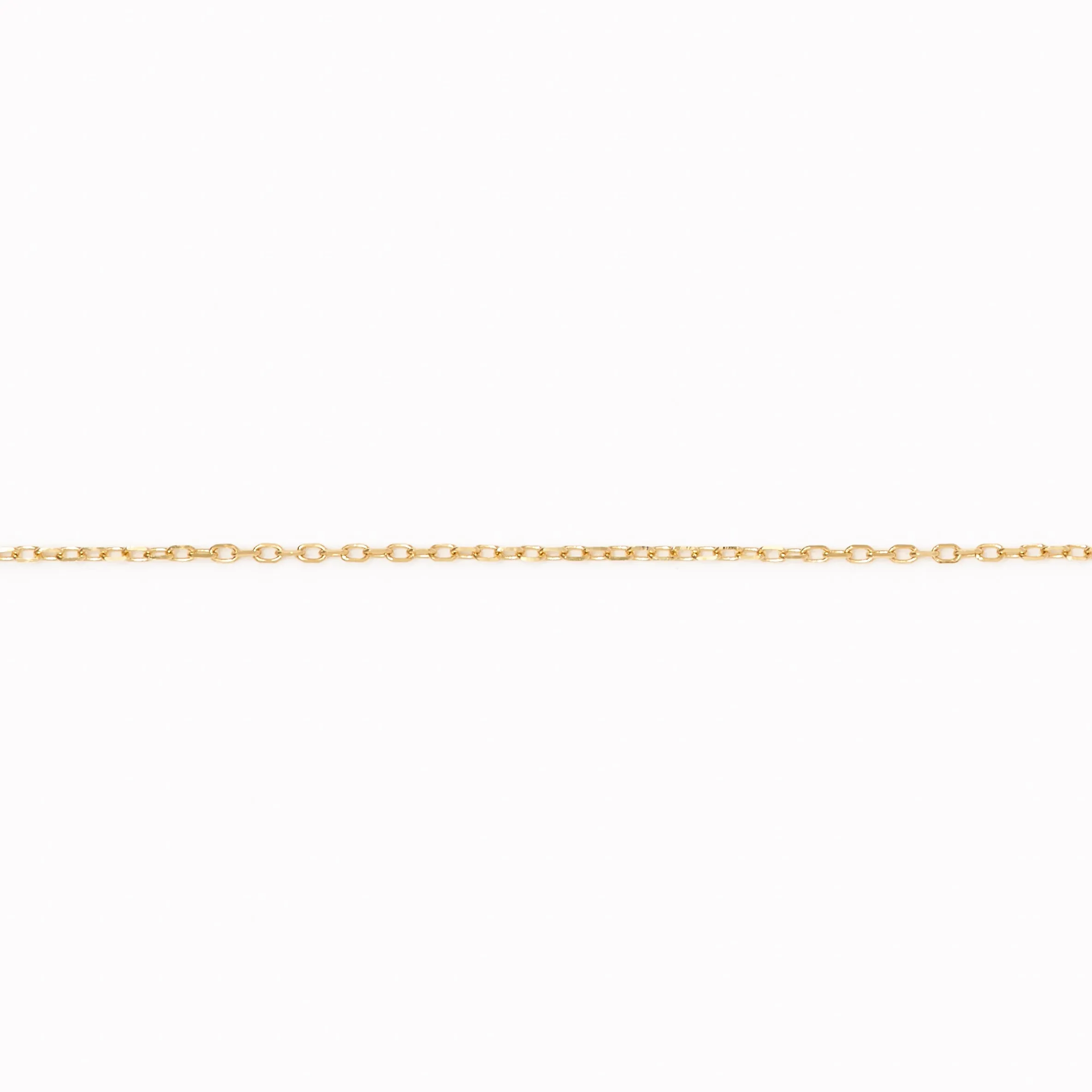 14k Gold Cable Chain Necklace (16 inches) - Tyra