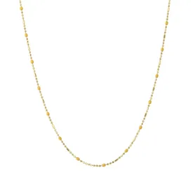 16" Marigold Dot Ball Chain Necklace