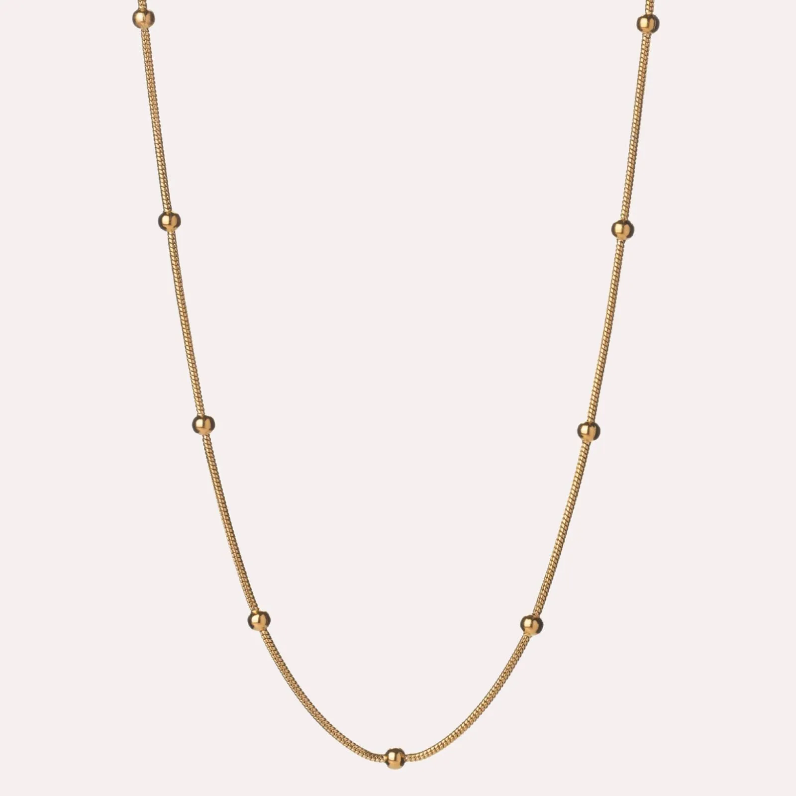 18k Gold Plated Satellite Necklace