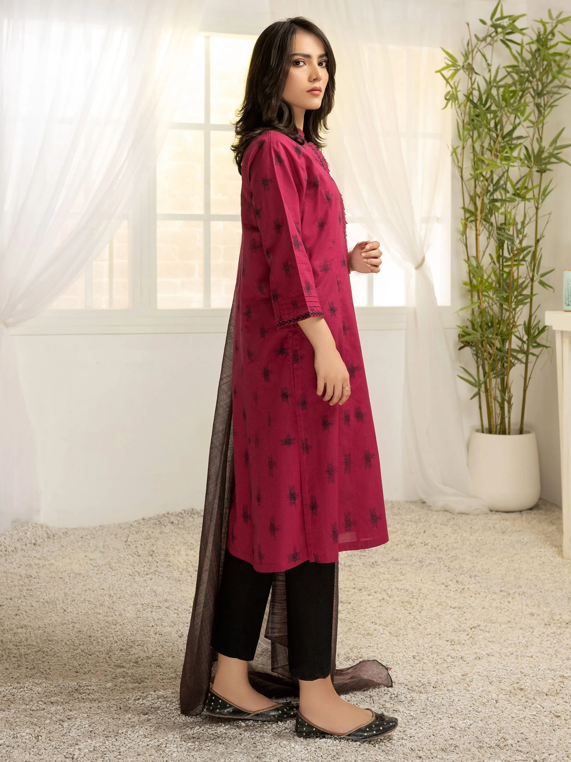 2 Piece Lawn Suit-Printed (Unstitched)