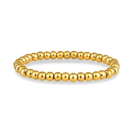 5mm Gold Beaded Bracelet