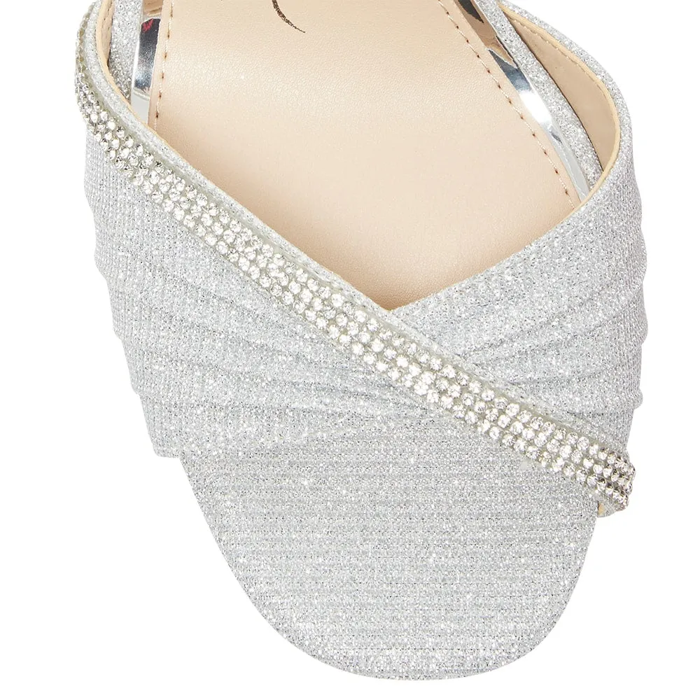 Agnes Heel in True Silver Luna Shine