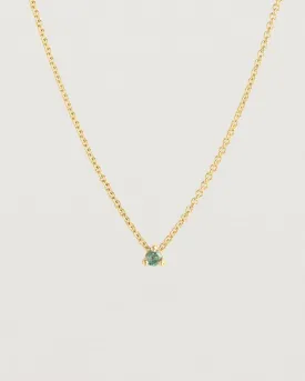 Aisha Slider Necklace | Birthstone