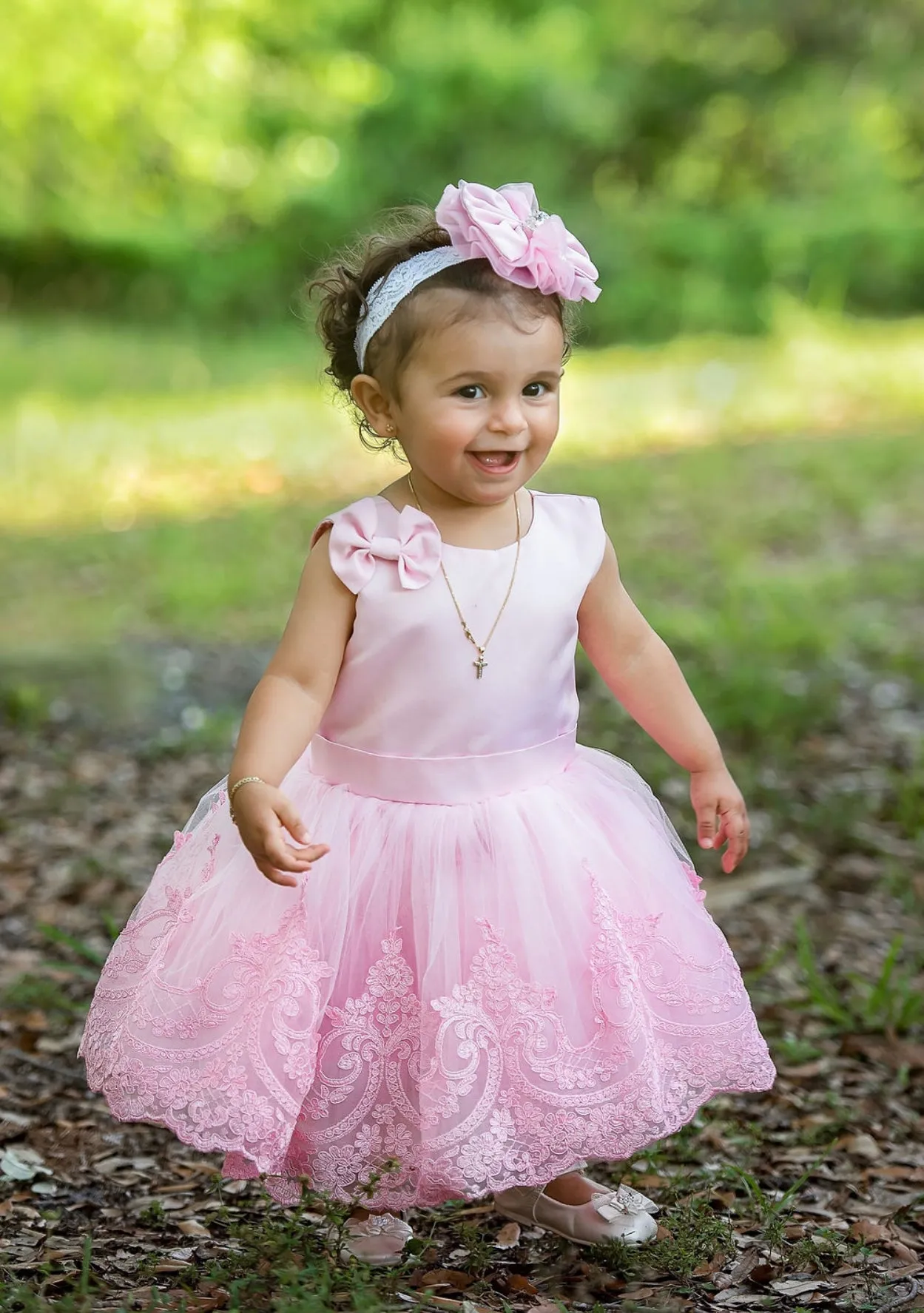 Alana  Dress Baby Pink