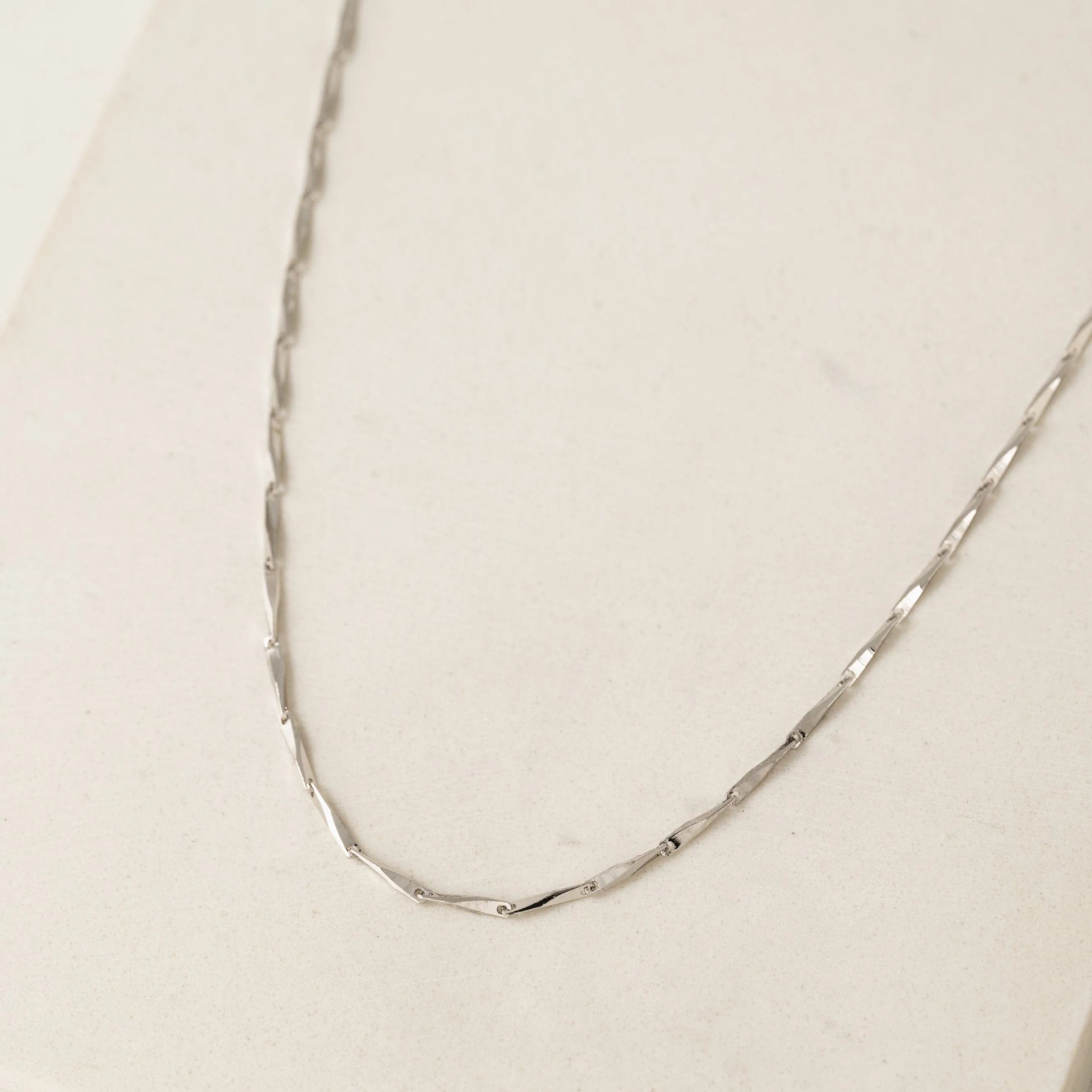 Alanis Chain Necklace Silver