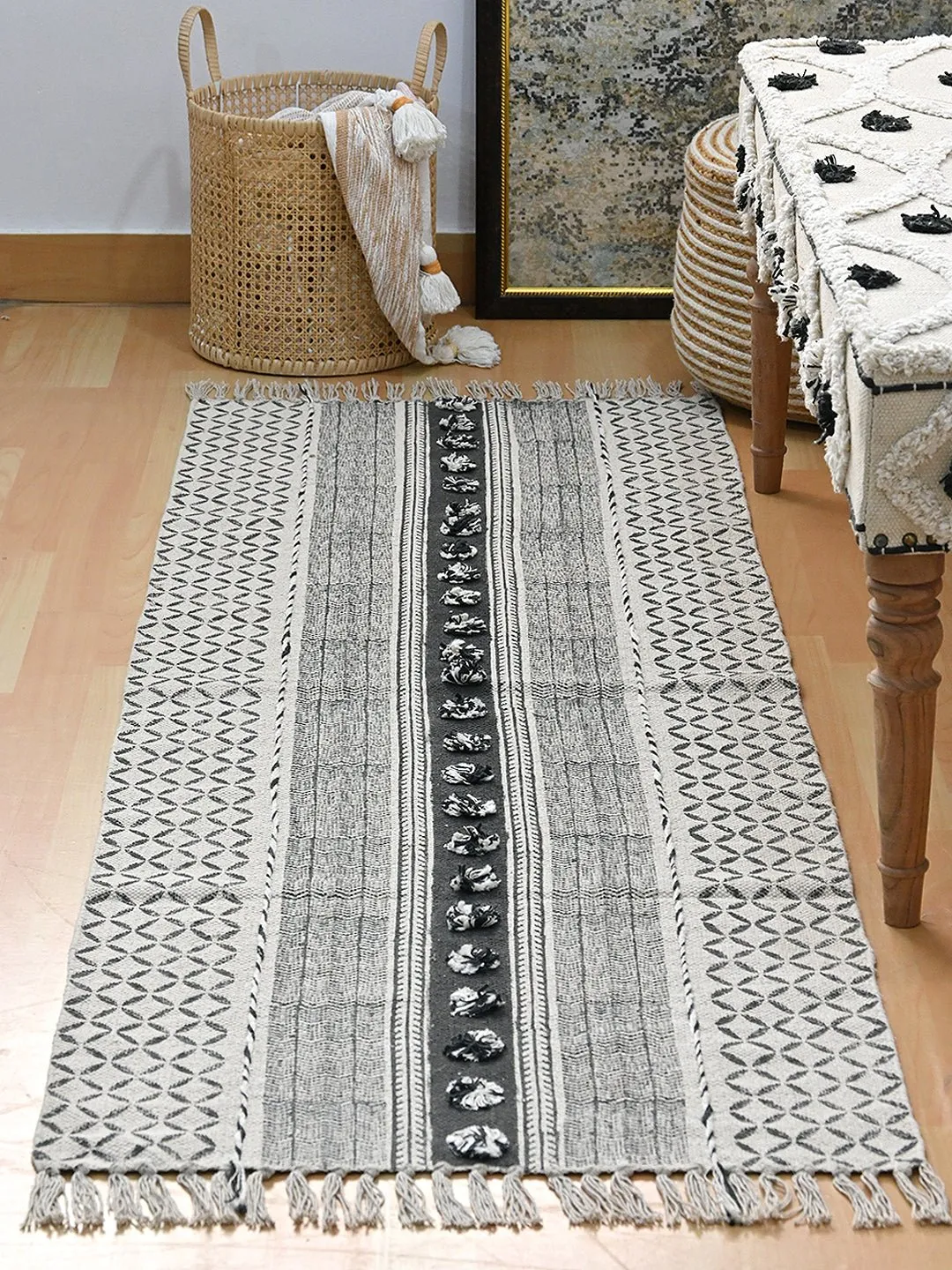 ALLISON- BLOCK PRINTED FLOOR RUNNER