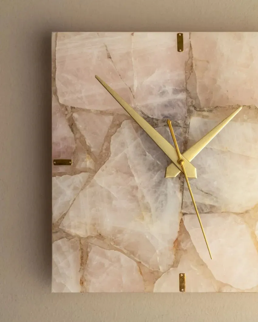 Amazonite Square Wall Clock | 10 x 10 inches