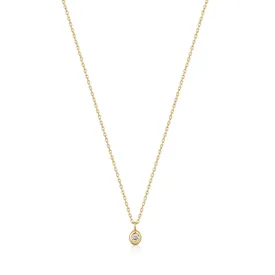 Ania Haie 14kt Gold Magma Single Diamond Necklace