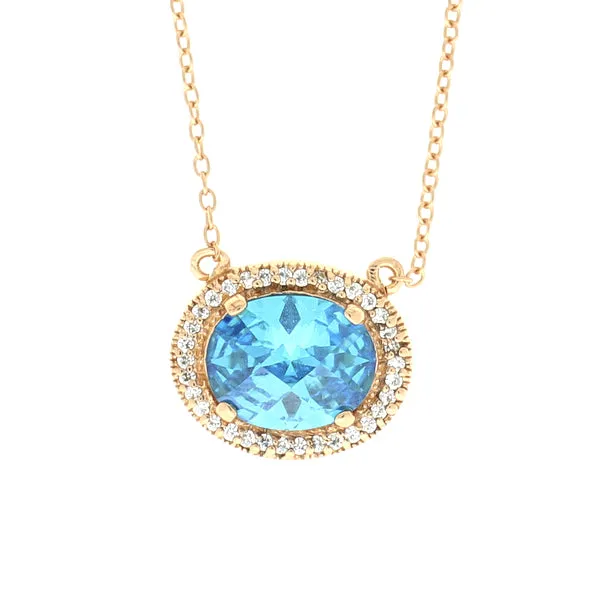 Blue Topaz Kylie Necklace