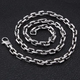 Cable Link Chain Sterling Silver Necklace