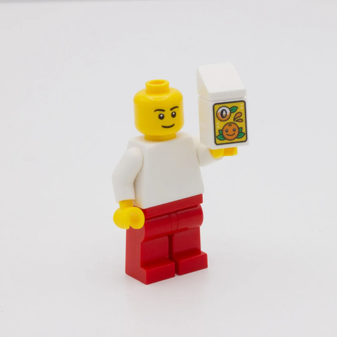 Carton of Orange Juice - Minifigure Accessory