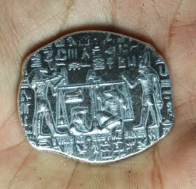 Collectible Silver Bar- 1 Troy Ounce - Silver Bullion - Egyptian Silver - Silver Totem - Vintage Silver Bars- 999 silver - Sterling Silver