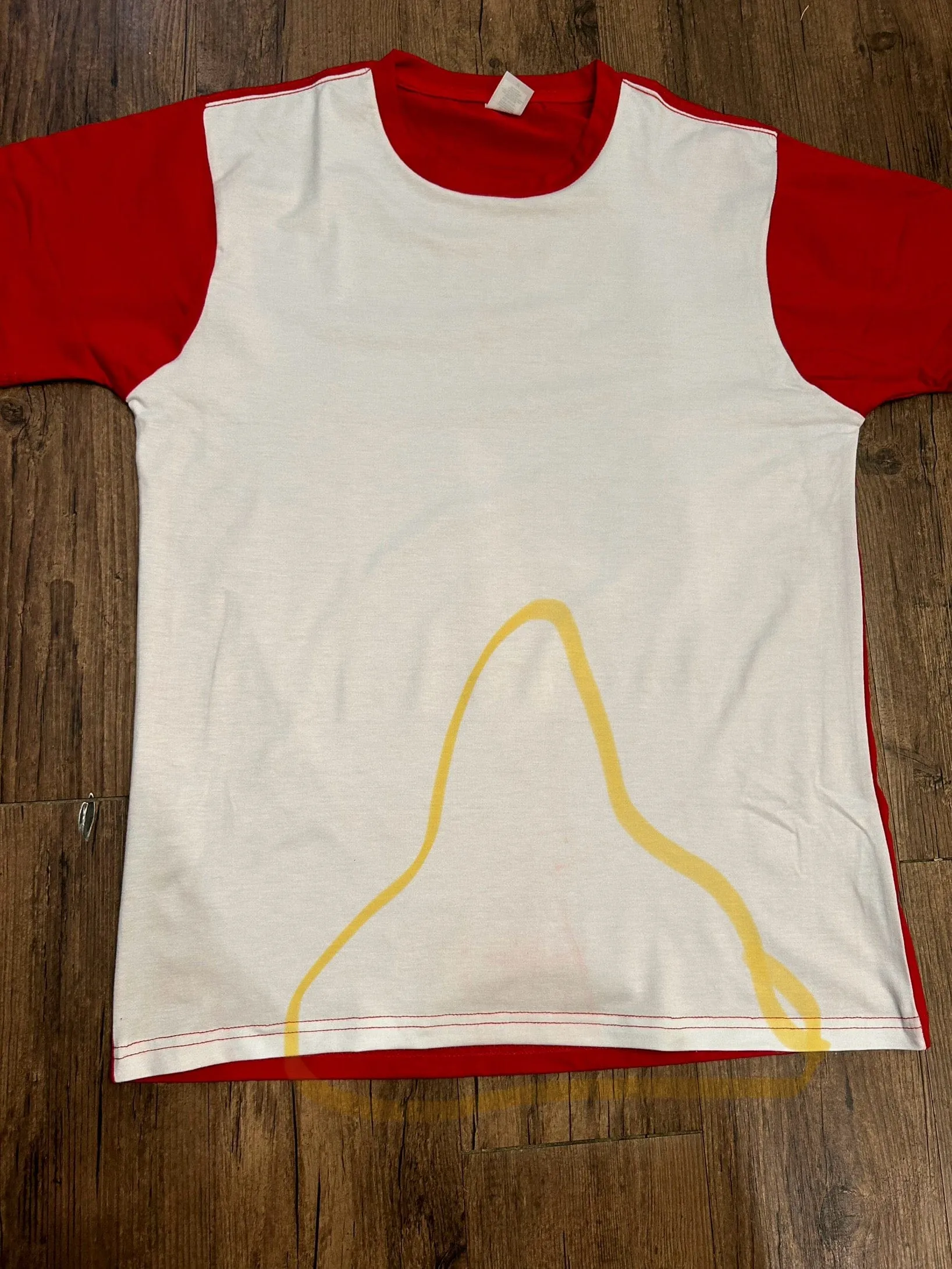 Color N White Tees - Red - CLEARANCE