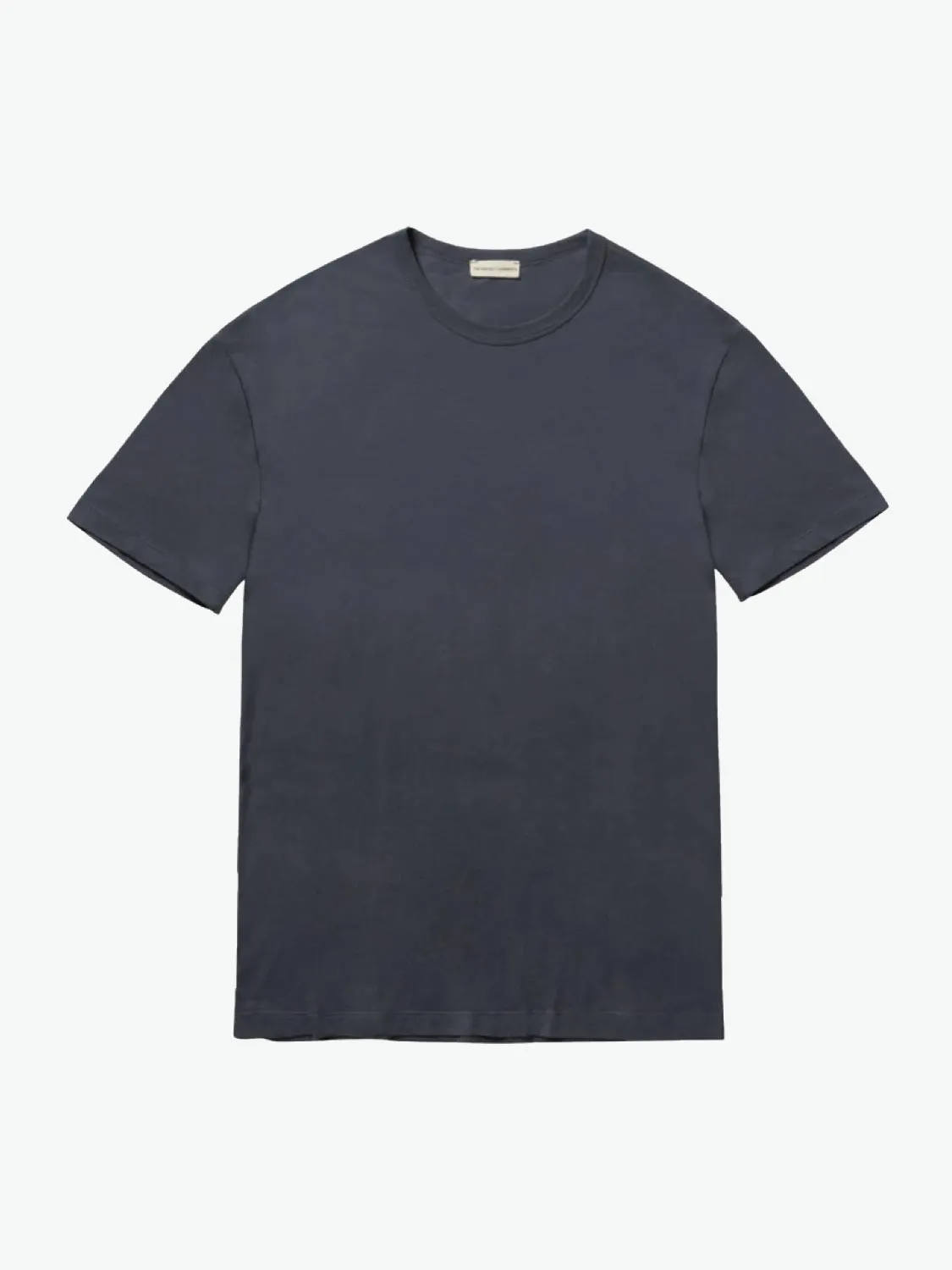 Crewneck Cotton Tailor Fit T-shirt Blue