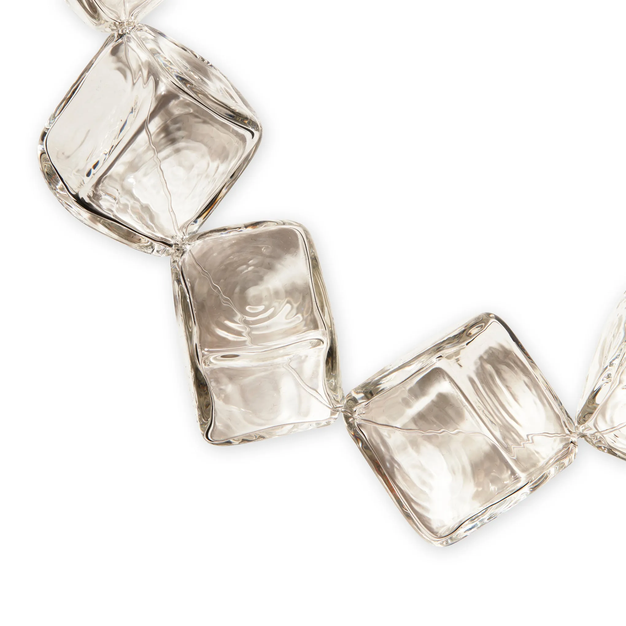 Cubo Glass Ice Cube Necklace