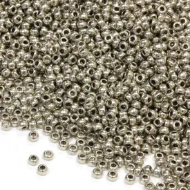 Czech Metallic Grey Rocaille/Seed 11/0-Pack of 50g