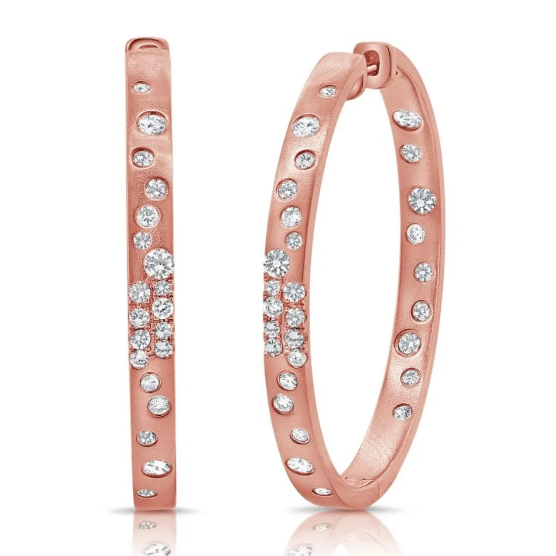 Diamond Confetti Hoops