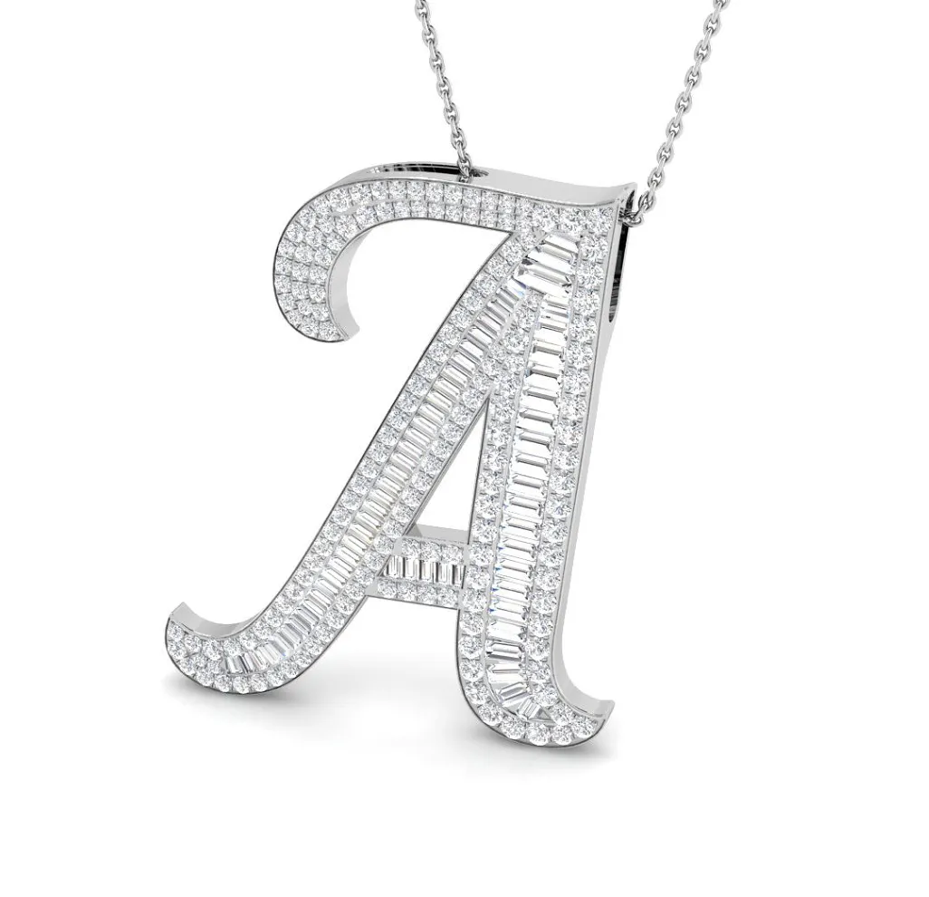 Diamond Initials Large - 35mm and up