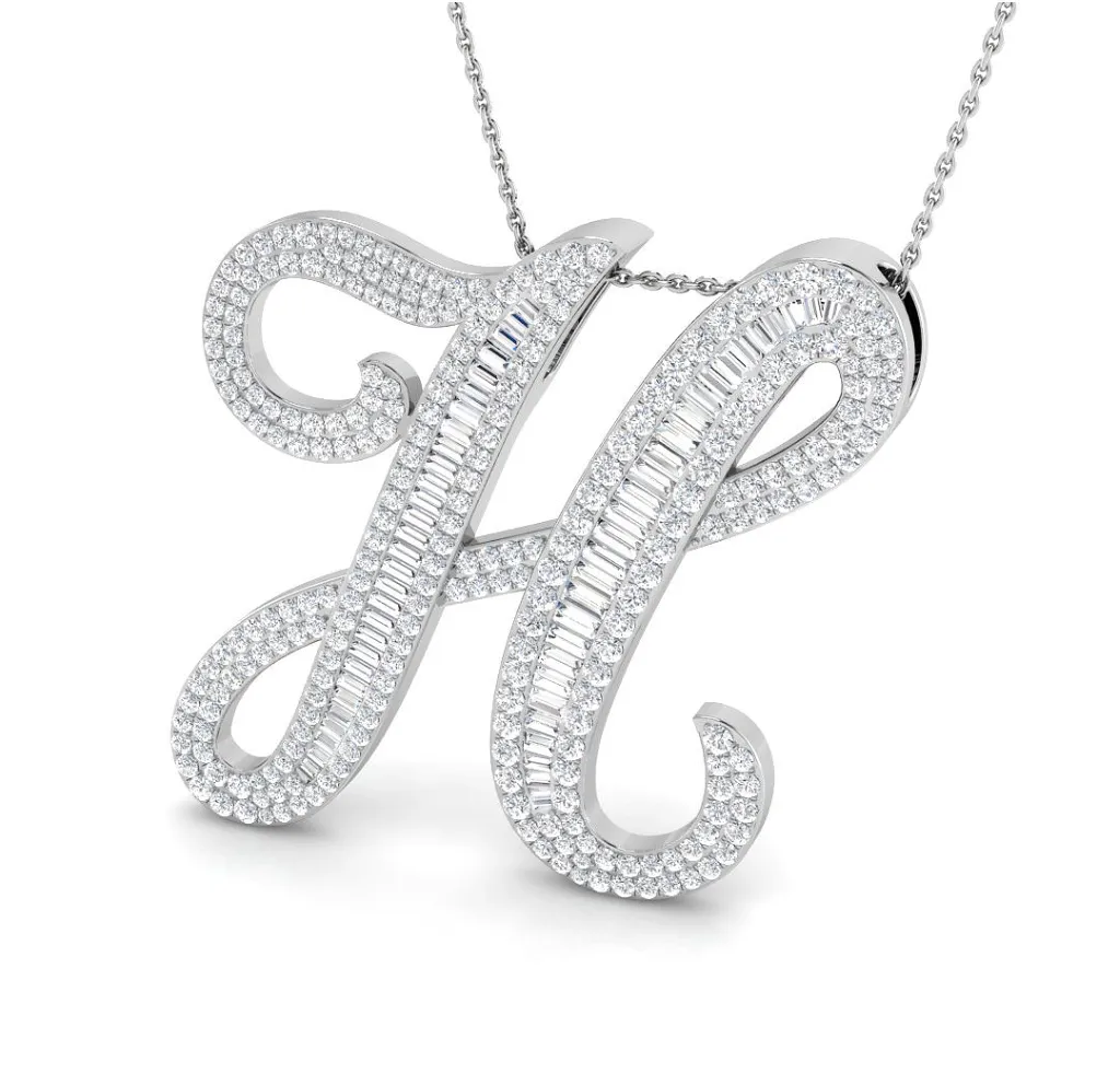 Diamond Initials Large - 35mm and up