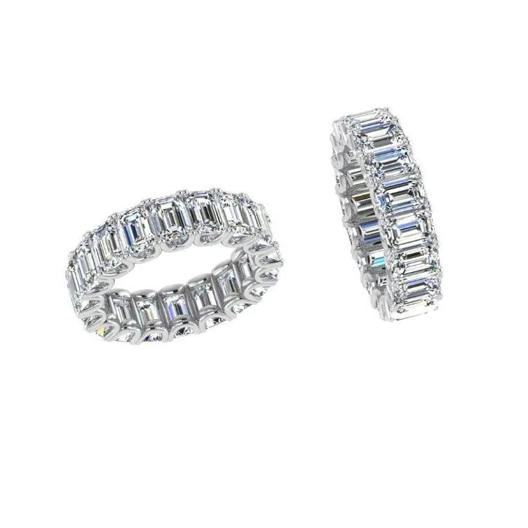 Emerald Cut Diamond Eternity Ring (8.0 ctw)