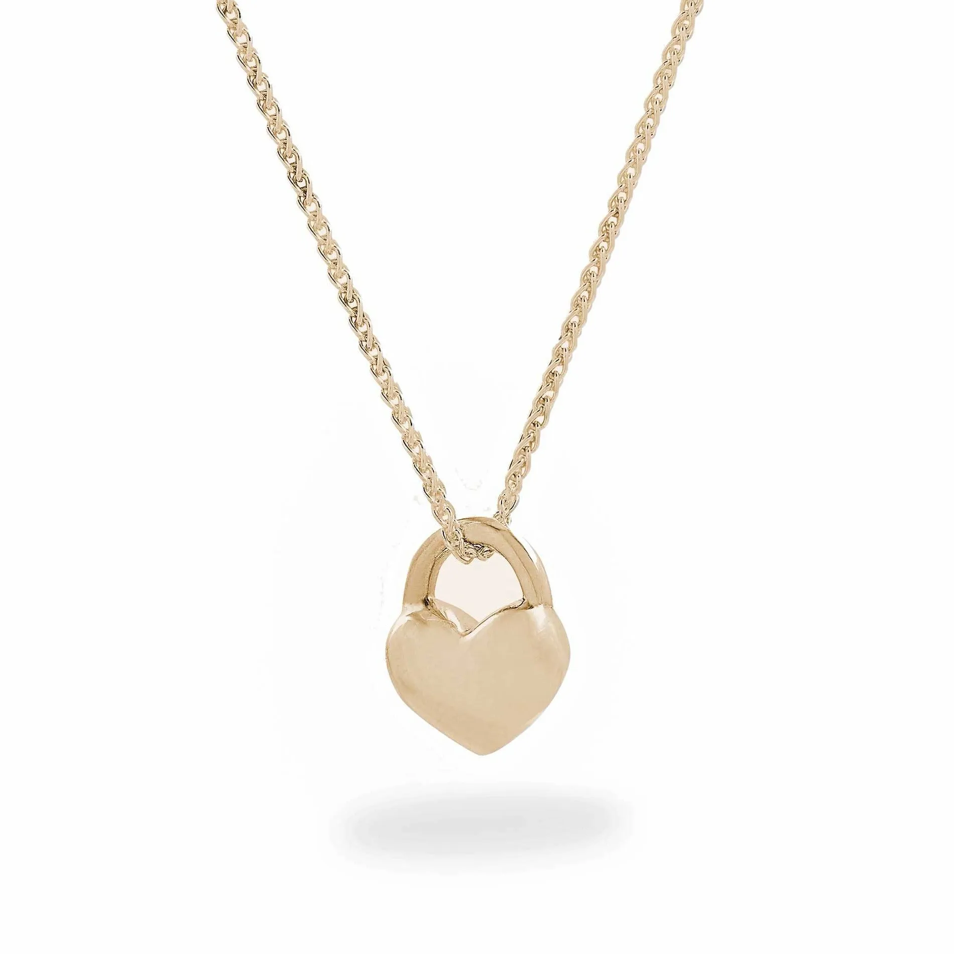 Eternal Heart Solid Gold Necklace