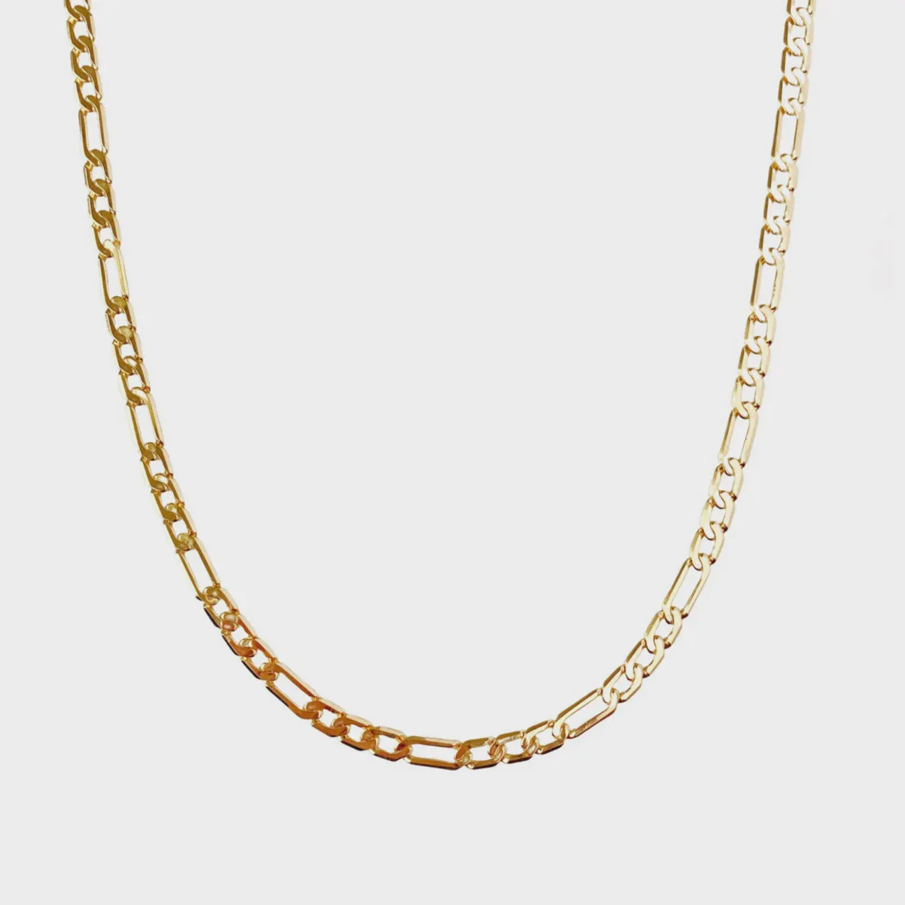 Fairley Figaro Chain Necklace Gold