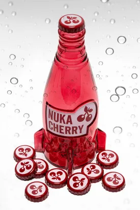 Fallout Nuka Cherry Glass Bottle & Cap