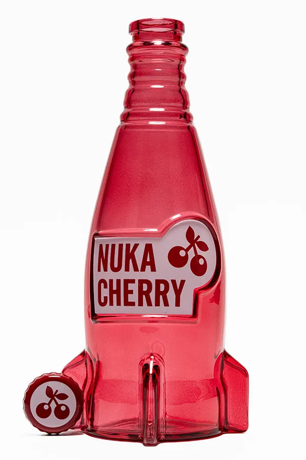 Fallout Nuka Cherry Glass Bottle & Cap