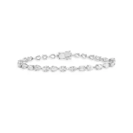 Fancy Multi Shape Diamond Bracelet (5.65 ct.) in 18K Gold