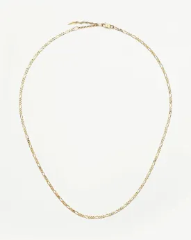 Fine Figaro Chain Necklace