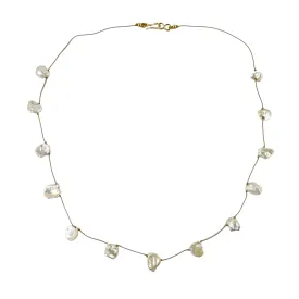 Floating Pearl Necklace - Julia Stora