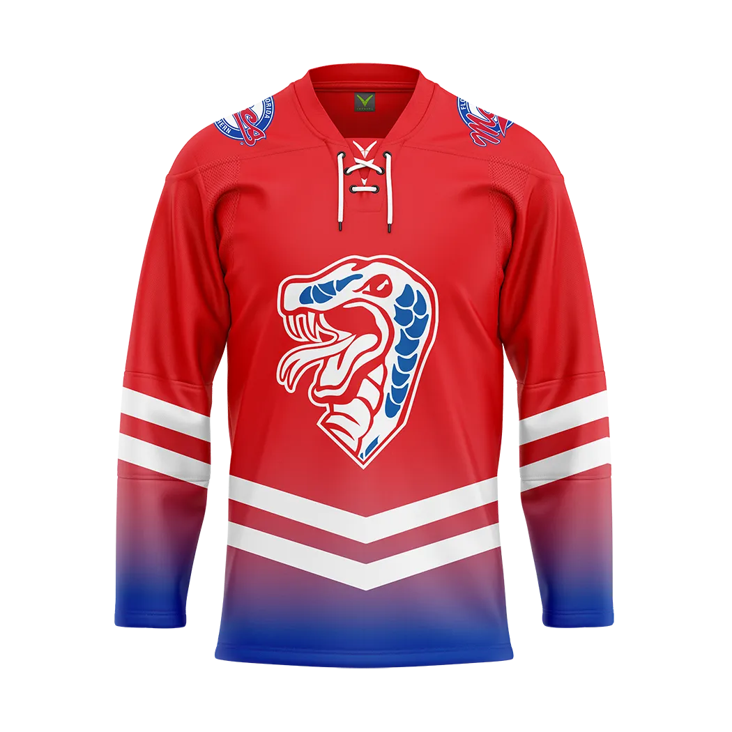 Florida Southern Hockey Red Replica Sublimated Jersey