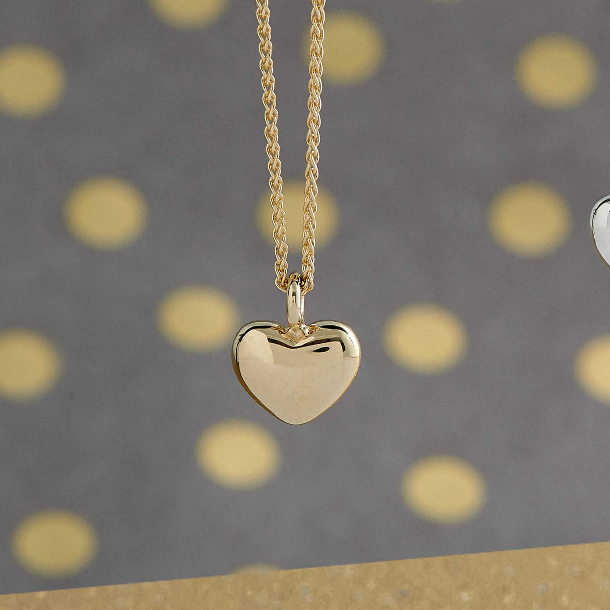 Forever Heart Solid Gold Necklace