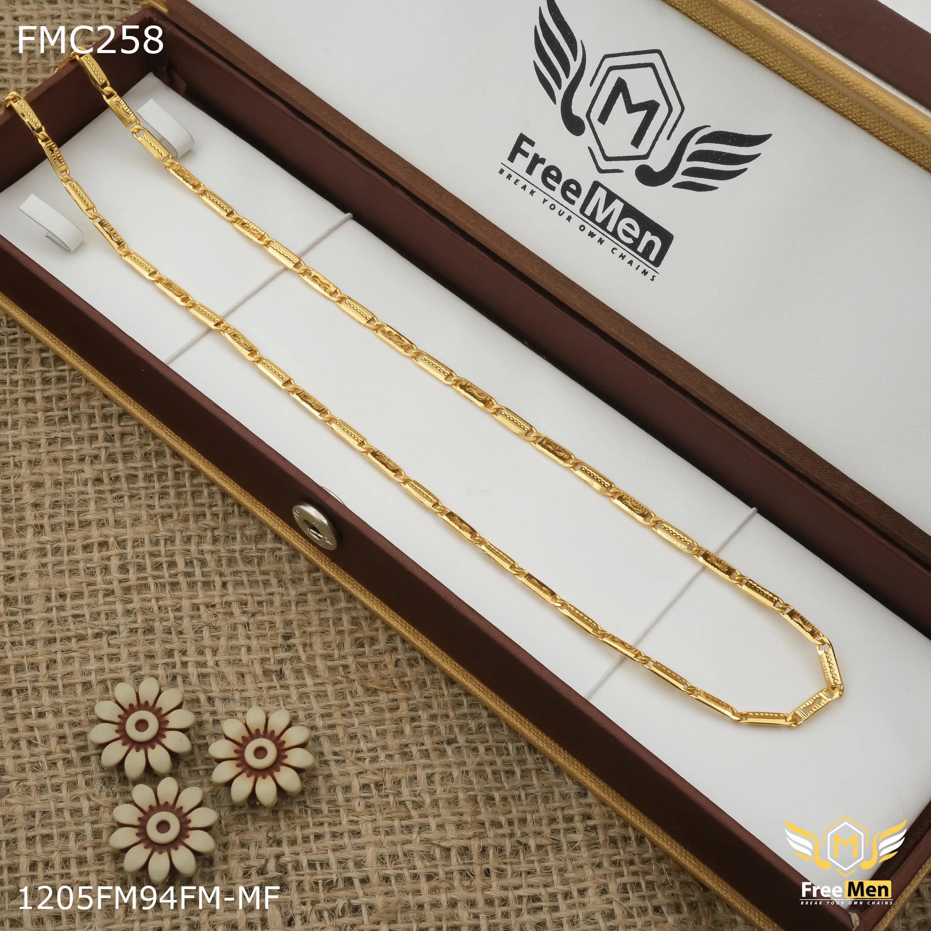 Freemen Dubal arro design nice nawabi Chain For Men - FMC258