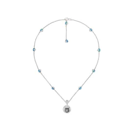 Gucci Sterling Silver Blind For Love Necklace