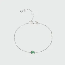 Hampton Emerald & Sterling Silver Bracelet