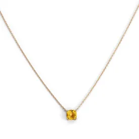 Kara Necklace, Citrine, 9kt Yellow Gold