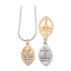 Kathy Bransfield A Sister Is A Forever Friend Necklace