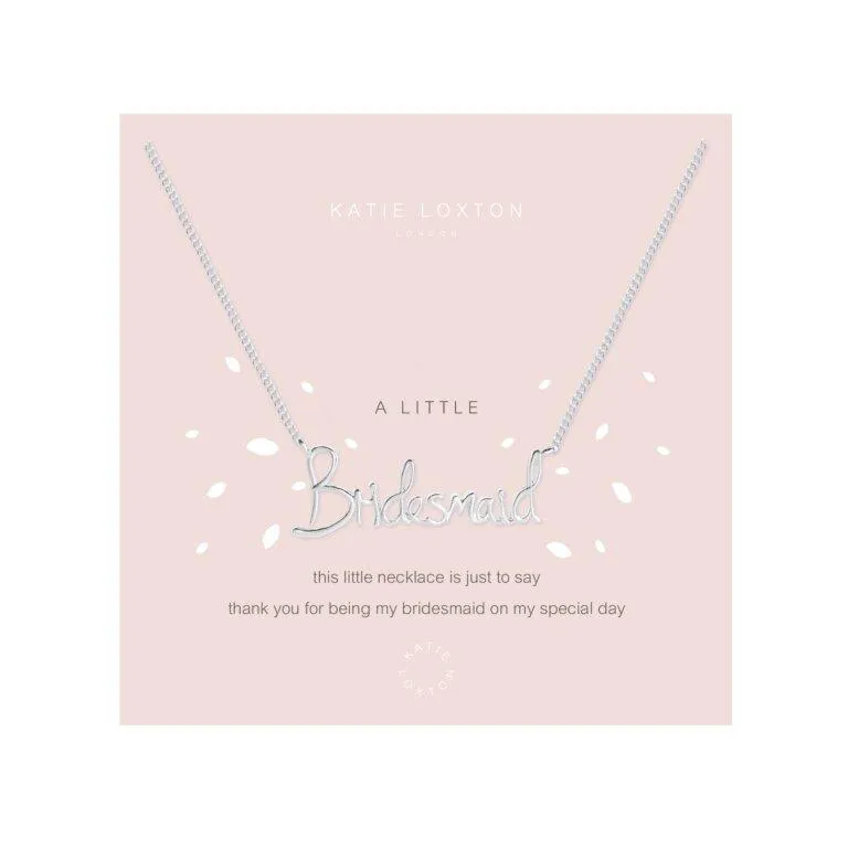 Katie Loxton A Little Bridesmaid Necklace