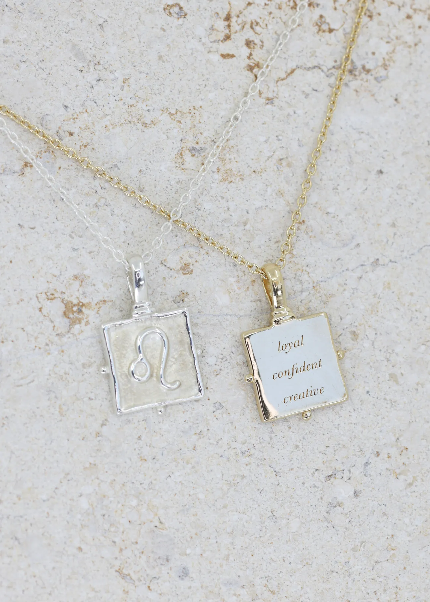 Leo Zodiac Gold Necklace