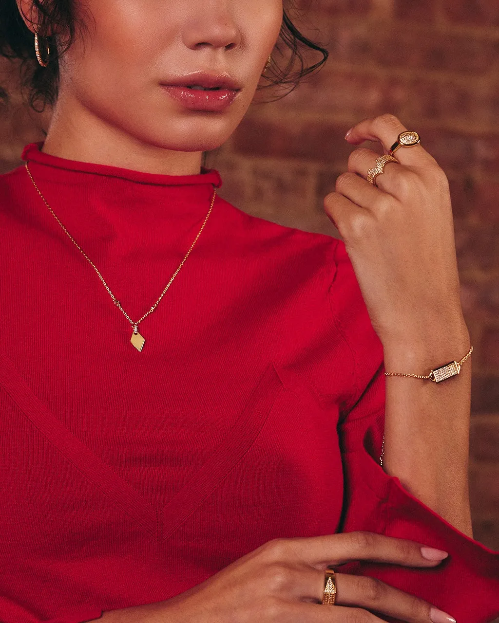 Lorna CZ & Opal Studded Hoop Earrings