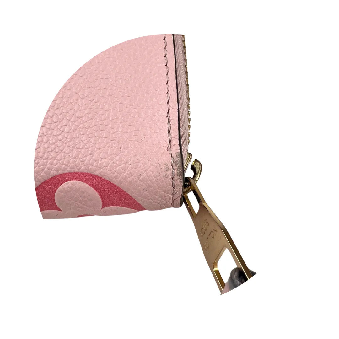 Louis Vuitton Pink By The Pool Empreinte Giant Monogram Zippy Wallet