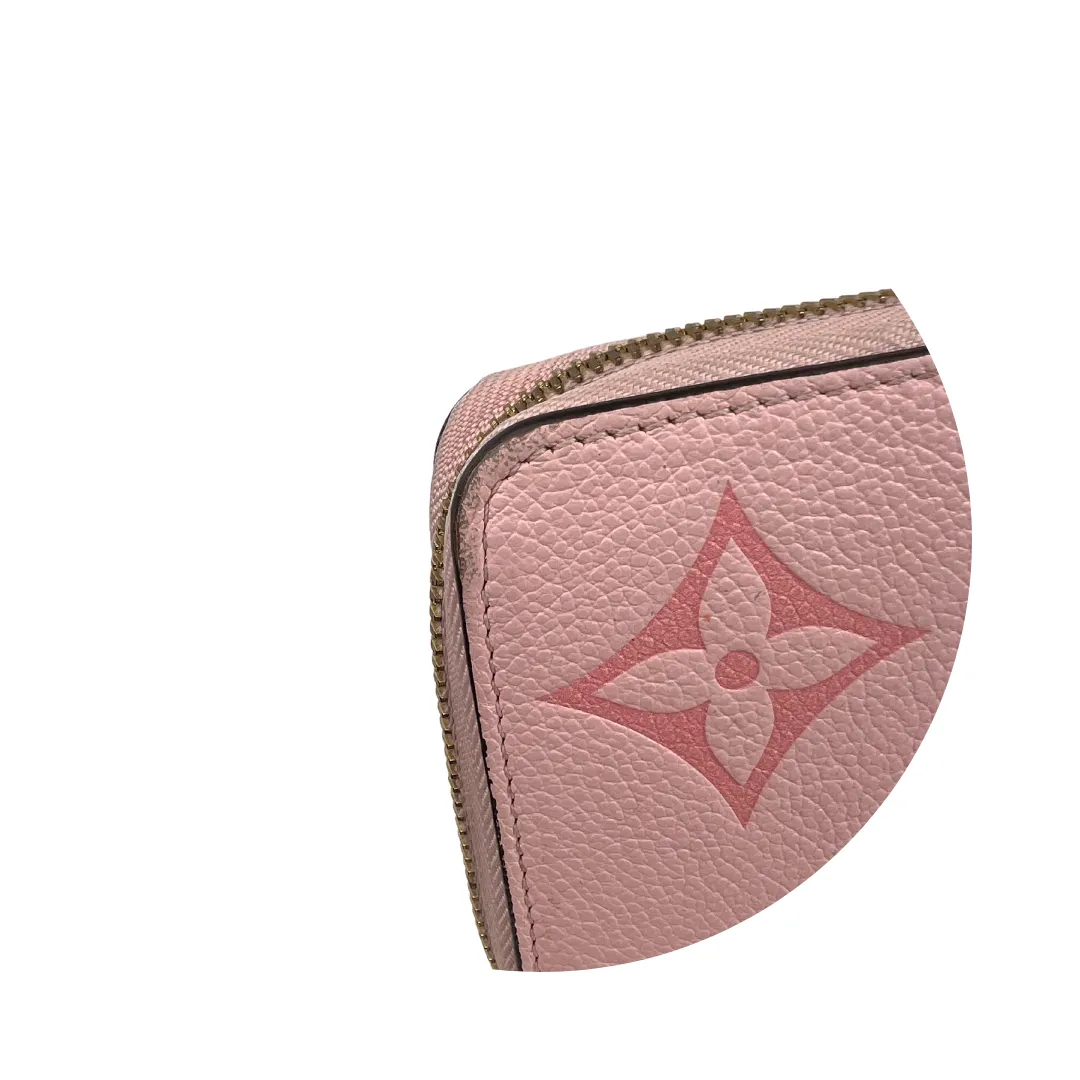 Louis Vuitton Pink By The Pool Empreinte Giant Monogram Zippy Wallet