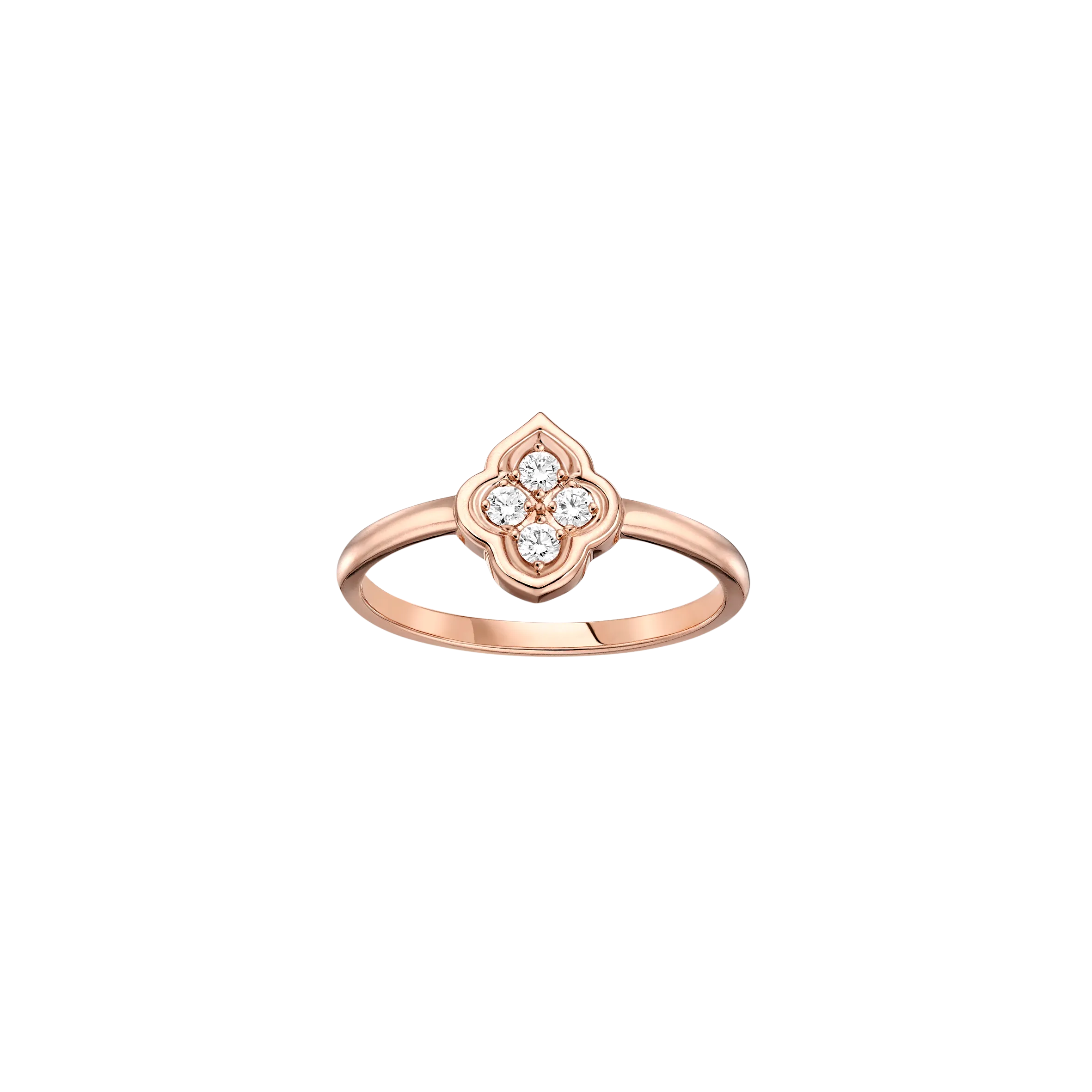 Luce - 4 Diamond Rose Gold Ring