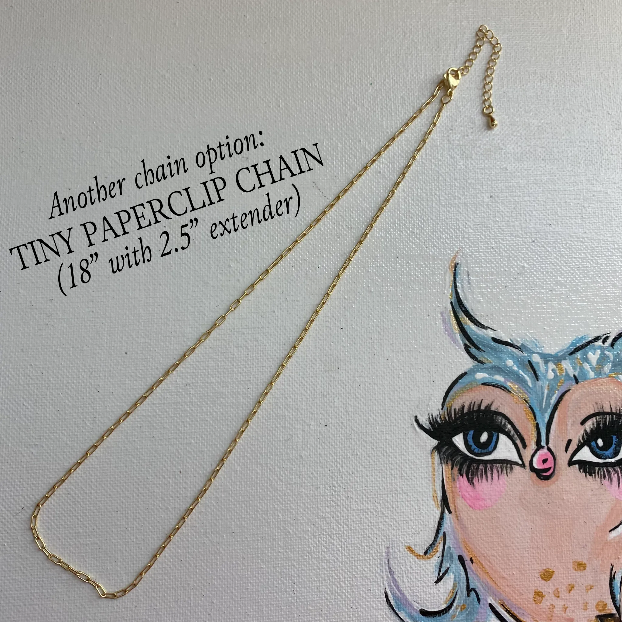 LV Zipper Pull on Gold-Filled Beaded Chain Necklace